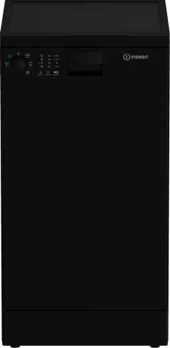 Посудомоечная машина Indesit DFS 1A50 B,  узкая, напольная, 44.8см, загрузка 9 комплектов, черный [869894100060]
